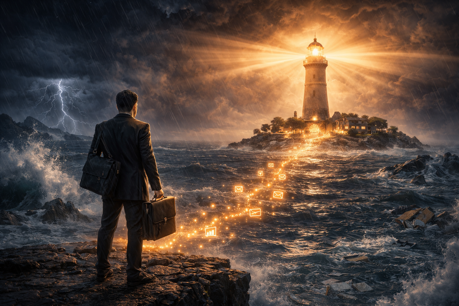 Business owner finding a clear path online